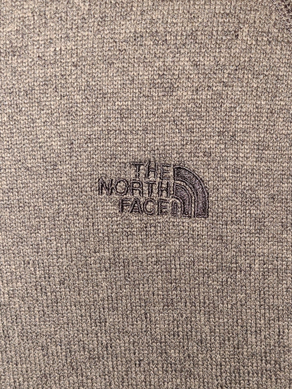 North Face Brown Crewneck Sweater Size Med - Picture 2 of 8